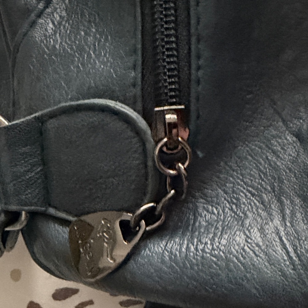 Blue Soft Satchel Bag - Picture 10 of 11